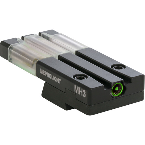 Meprolight Fiber Optic/Tritium Bull's-Eye Rear Pistol Sight for H&K VP9 (Green)