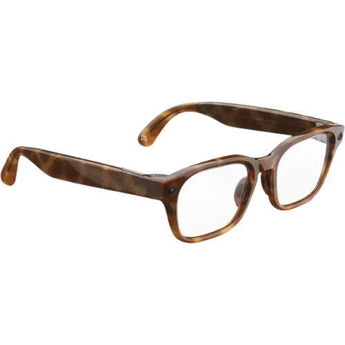 Meta Adventurer Glasses (Standard, Tortoise Frame, Clear Lens)