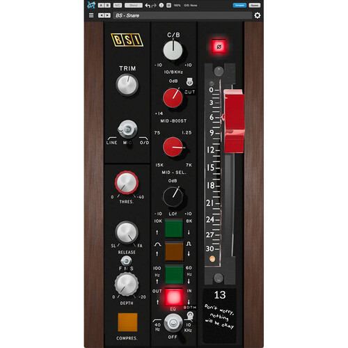 Make Believe Studios BSI Bill Szymczyk Signature Channel Strip Plug-In