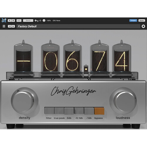 Make Believe Studios CGII Chris Gehringer Signature Loudness Processor Plug-In