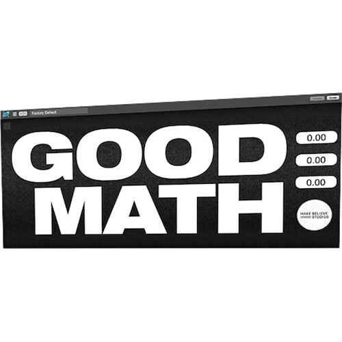 Make Believe Studios Good Math Soft Clipper / Gain Stage Plug-In