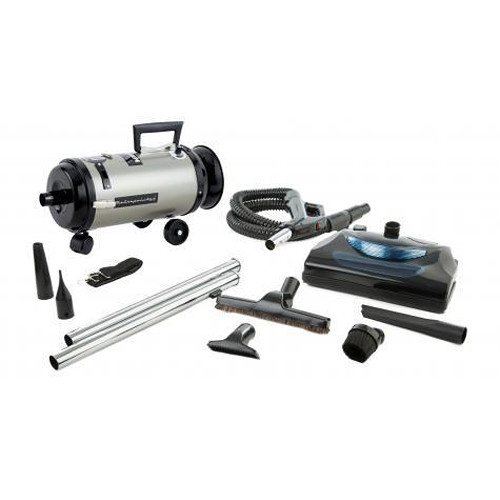 METROVAC Professional Evolution Variable Speed with Electric Power Nozzle Compact Canister Vac