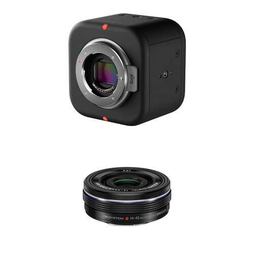 Logitech Mevo Core UHD 4K Camera with Olympus 14-42mm Lens Kit (Black)