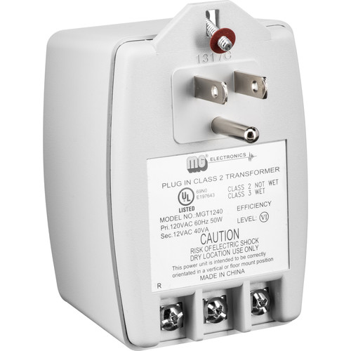 Mg BOX AMB430 非常用充電器 MG Electronics 12 VAC 40VA Class II Power Supply MGT-1240 B&H