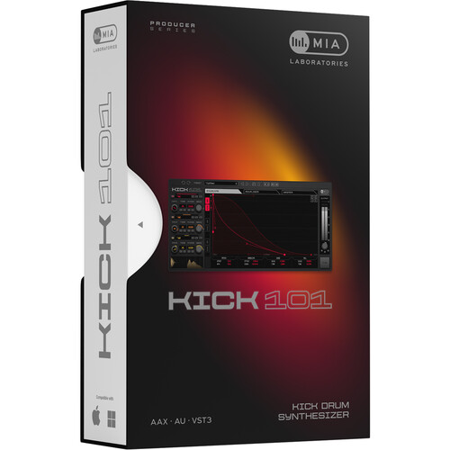 MIA Laboratories Kick 101 Three-Voice Kick Drum Synthesizer Plug-In
