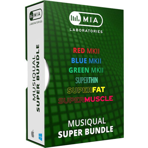 MIA Laboratories Musiqual SUPER Bundle Signal Processing Software Plug-Ins (Download)