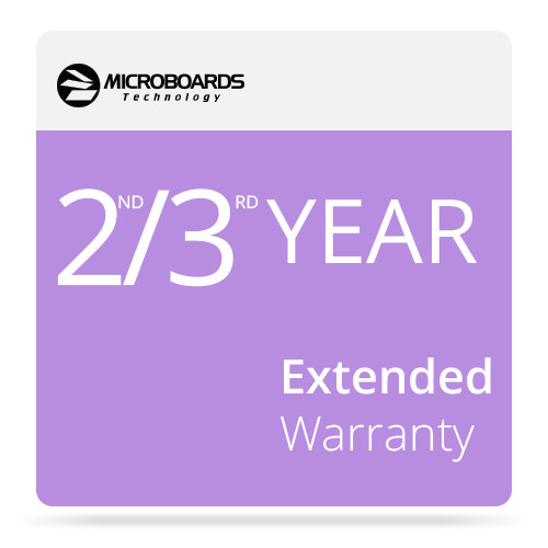 Microboards 2ND/3RD Year Extended Warranty for G4 Disc Publisher