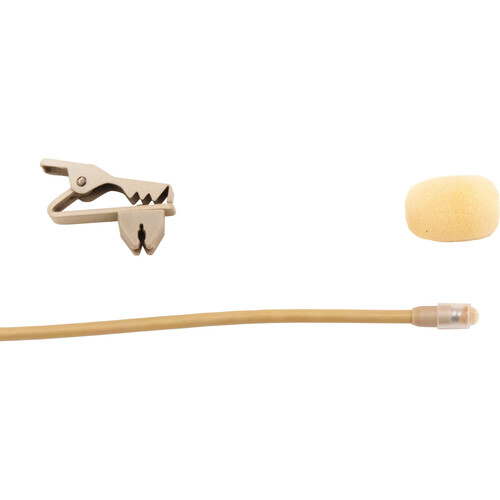Microphone Madness Bulletproof Directional Lavalier Hair/Wig Microphone for Select Audio-Technica (Beige)