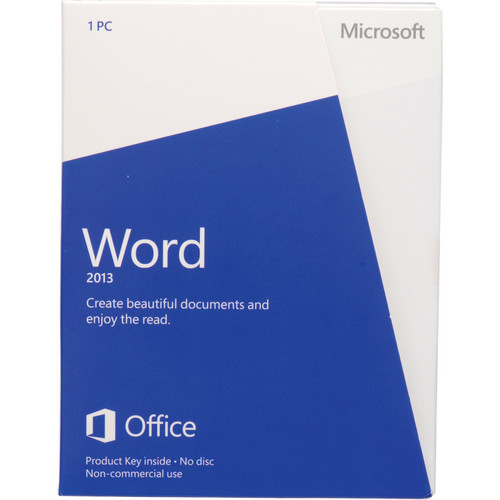 Microsoft Word 2013 (Product Key) (Non-Commercial)