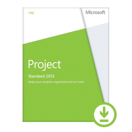 Microsoft Project Standard 2013 Software (Open License Download)