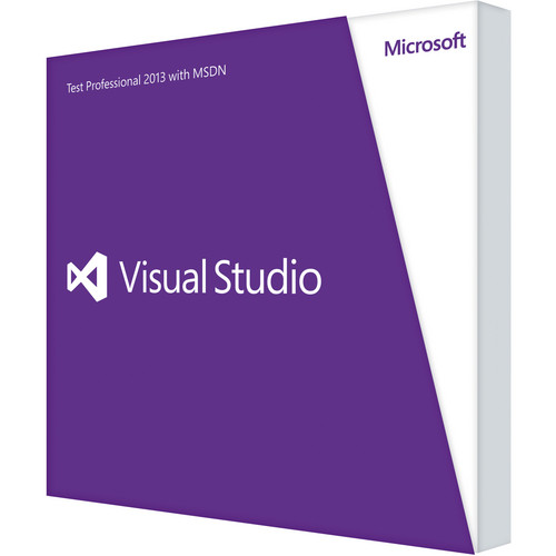 Microsoft Visual Studio Test Professional 2013 with MSDN (Renewal)