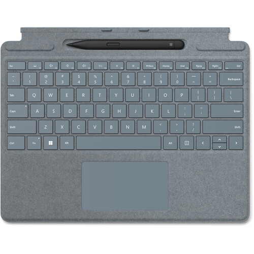 Microsoft Surface Pro Signature Keyboard Cover with Slim Pen 2 (Ice Blue)