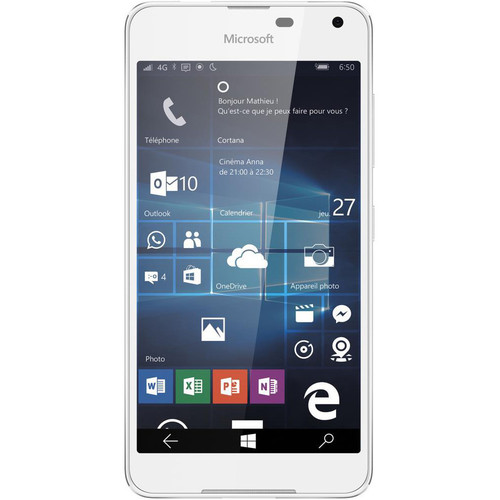 Microsoft Lumia 650 RM-1154 16GB Dual-SIM Smartphone (Unlocked, White)