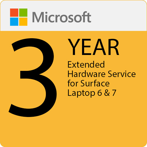 Microsoft 3-Year Extended Hardware Service for Surface Laptop 6 and 7th Edition