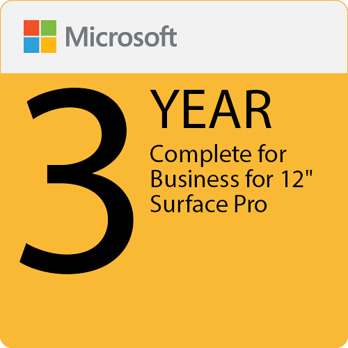 Microsoft 3-Year Complete for Business for 12" Surface Pro