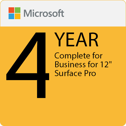 Microsoft 4-Year Complete for Business for 12" Surface Pro