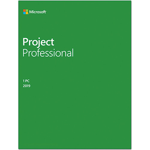 Microsoft Project Professional 2019 (1-User License, Boxed Product Key)