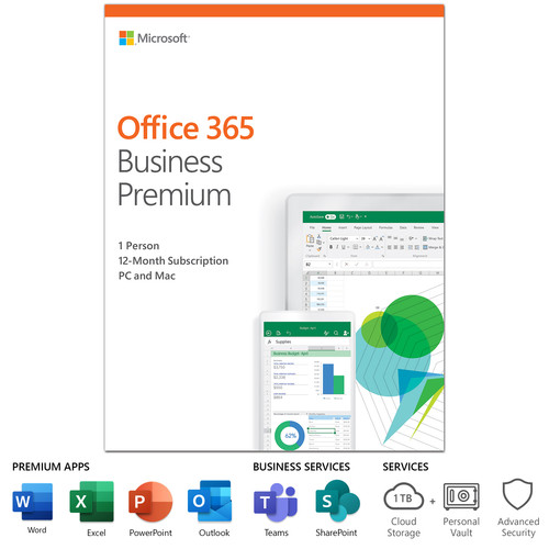 Microsoft 365 Business Standard (1-User License / 12-Month Subscription / Product Key Code)