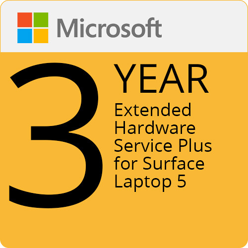 Microsoft 3-Year Extended Hardware Service Plus for Surface Laptop 4 and 5