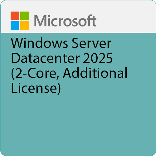 Microsoft Windows Server Datacenter 2025 (2-Core, Additional License)