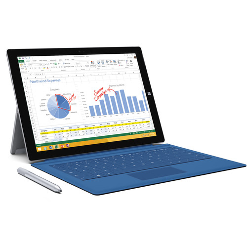 Microsoft 12" 256GB Surface Pro 3 Multi-Touch Tablet (Silver)
