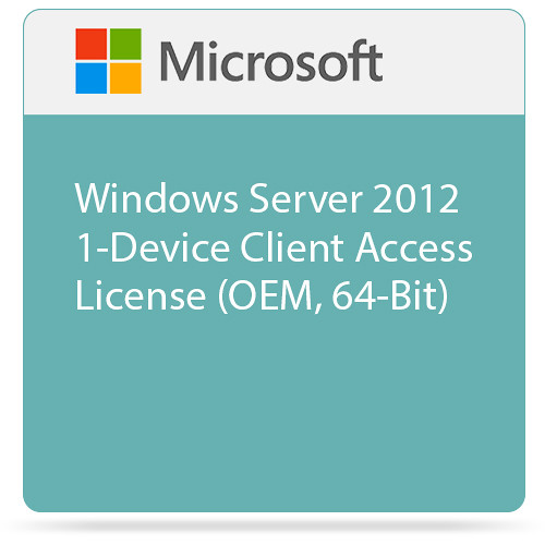 Microsoft Windows Server 2012 1-Device Client Access License (OEM, 64-Bit)
