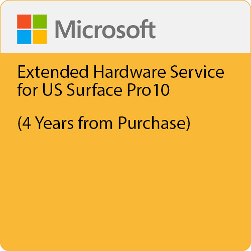 Microsoft 4-Year Extended Hardware Service for Surface Pro 10 and 11th Edition