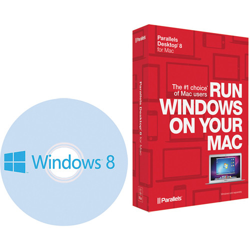 Microsoft Windows 8 (64-bit) System Builder DVD with Parallels Desktop 8 for Mac Kit