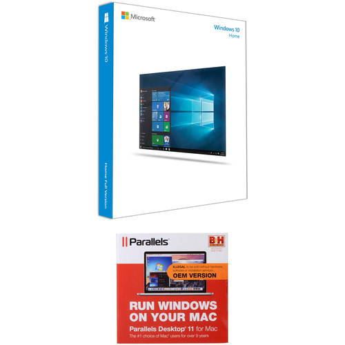 Parallels Windows 10 Home 64-bit Kit with Parallels Desktop 11 for Mac