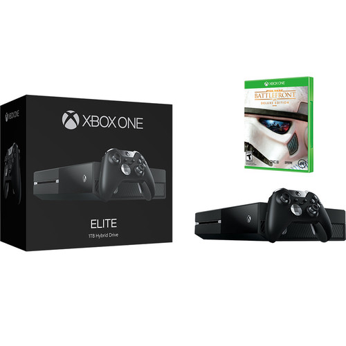 Microsoft Xbox One Elite Bundle with Star Wars Battlefront Deluxe Edition Kit