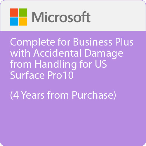 Microsoft 4-Year Complete for Business Plus for Surface Pro 10 and 11th Edition