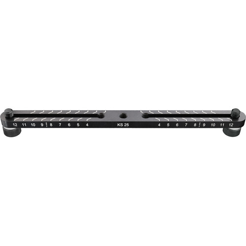 Microtech Gefell Microphone Combination Bar KS25 for XY/ORTF (Black Matt)