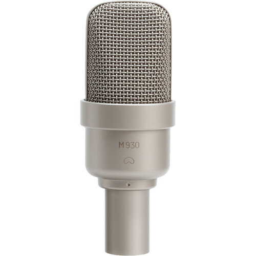 Microtech Gefell M 930 Large-Diaphragm Cardioid Condenser Microphone with EA 93 Shockmount (Satin Nickel)