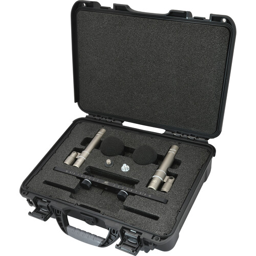 Microtech Gefell M 310 Small-Diaphragm Supercardioid Condenser Microphone with Basic Accessories (Matched Pair, Dark Bronze)