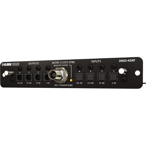 Klark Teknik DN32-ADAT 32-Channel ADAT Expansion Card for M32 Console