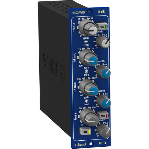 Midas 512 Four-Band Parametric Equalizer Based on Heritage 3000 Console
