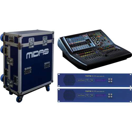Midas PRO1 Tour Bundle Live Sound Digital Console with Two Stageboxes and Road Case