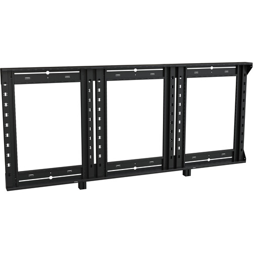 Middle Atlantic C3 - Credenza Frame / 3-Bay - 24" High (Black)
