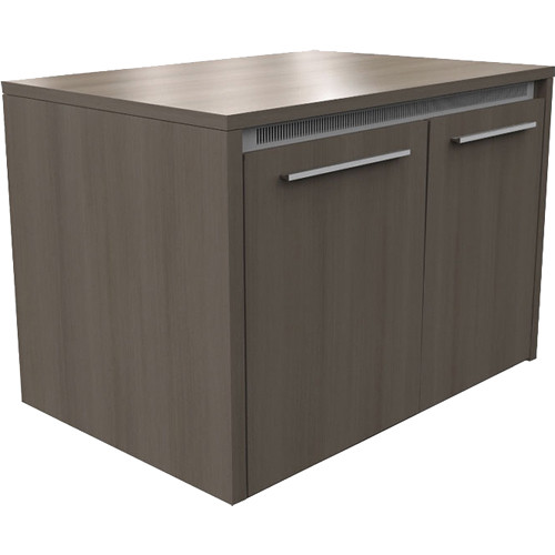 Middle Atlantic C5 Series 31" Deep 2 Bay Credenza Rack with Solid Door (Thermolaminate Finish)