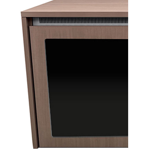 Middle Atlantic C5 3-Bay Moderno Veneer Wood Kit with Plexi Doors (27 x 32")