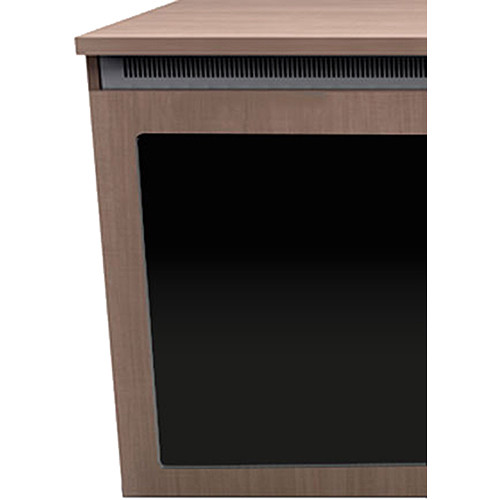 Middle Atlantic C5 3-Bay Sota HPL Wood Kit with Plexi Doors (27 x 32")