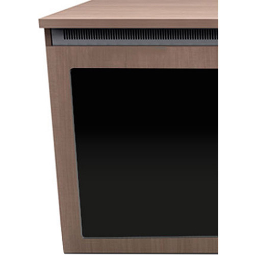 Middle Atlantic C5 3-Bay Sota Veneer Wood Kit with Plexi Doors (31 x 32")