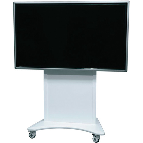 Middle Atlantic FlexView Series FVS-800SC-WH Single Display Cart with 4" Casters (White)