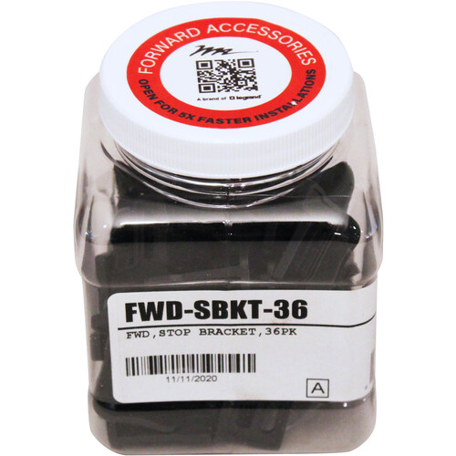 Middle Atlantic Forward Stop Bracket - 36-Pack