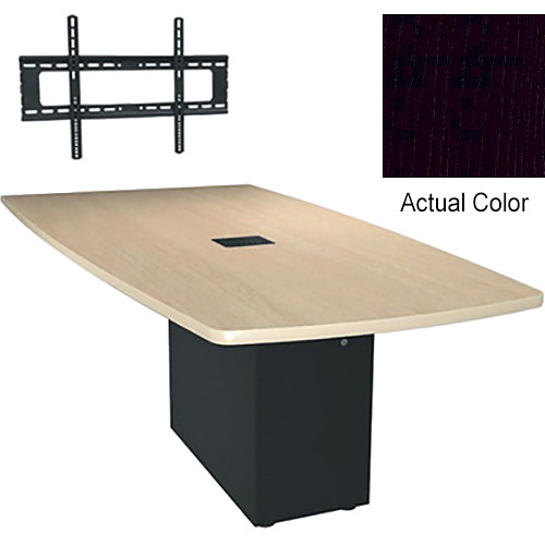 Middle Atlantic Hub Angle Shaped Work-surface (72", Thermolaminate Finish, Nighttide)
