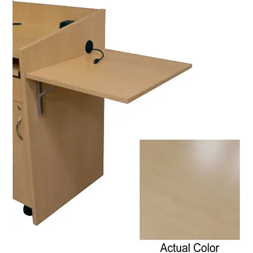 Middle Atlantic L2 FLIPSHELF Flip-Up Side Shelf/21"Wide (Kensington Maple)