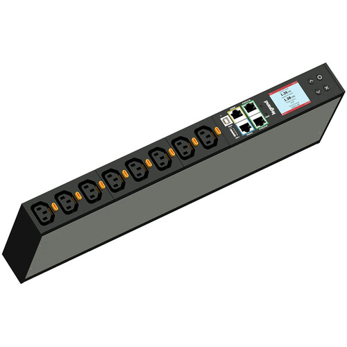 Middle Atlantic Horizontal Rackmount Network Metered PDU (8-Outlet, 208V, 20A, IEC C13)