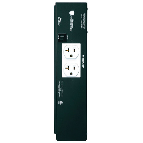 Middle Atlantic MPR 20A 2-Outlet Raceway Module with Series Protection
