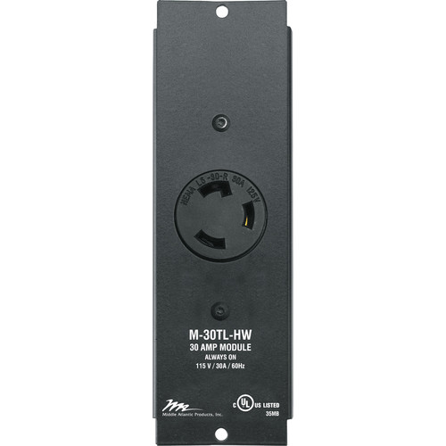 Middle Atlantic MPR Raceway Hardwired Twistlock Module (30A)