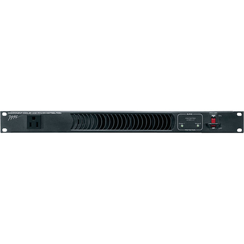 Middle Atlantic 19" PowerCool Rackmount Power Distribution and Cooling Unit (1RU, Flat Black)